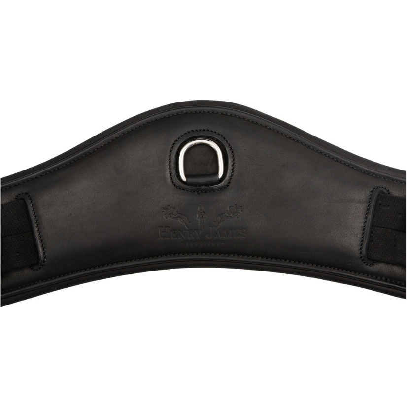 2025 Henry James Saddlery Athletic Anatomic Short Girth GRTH-04-SHT - Black
